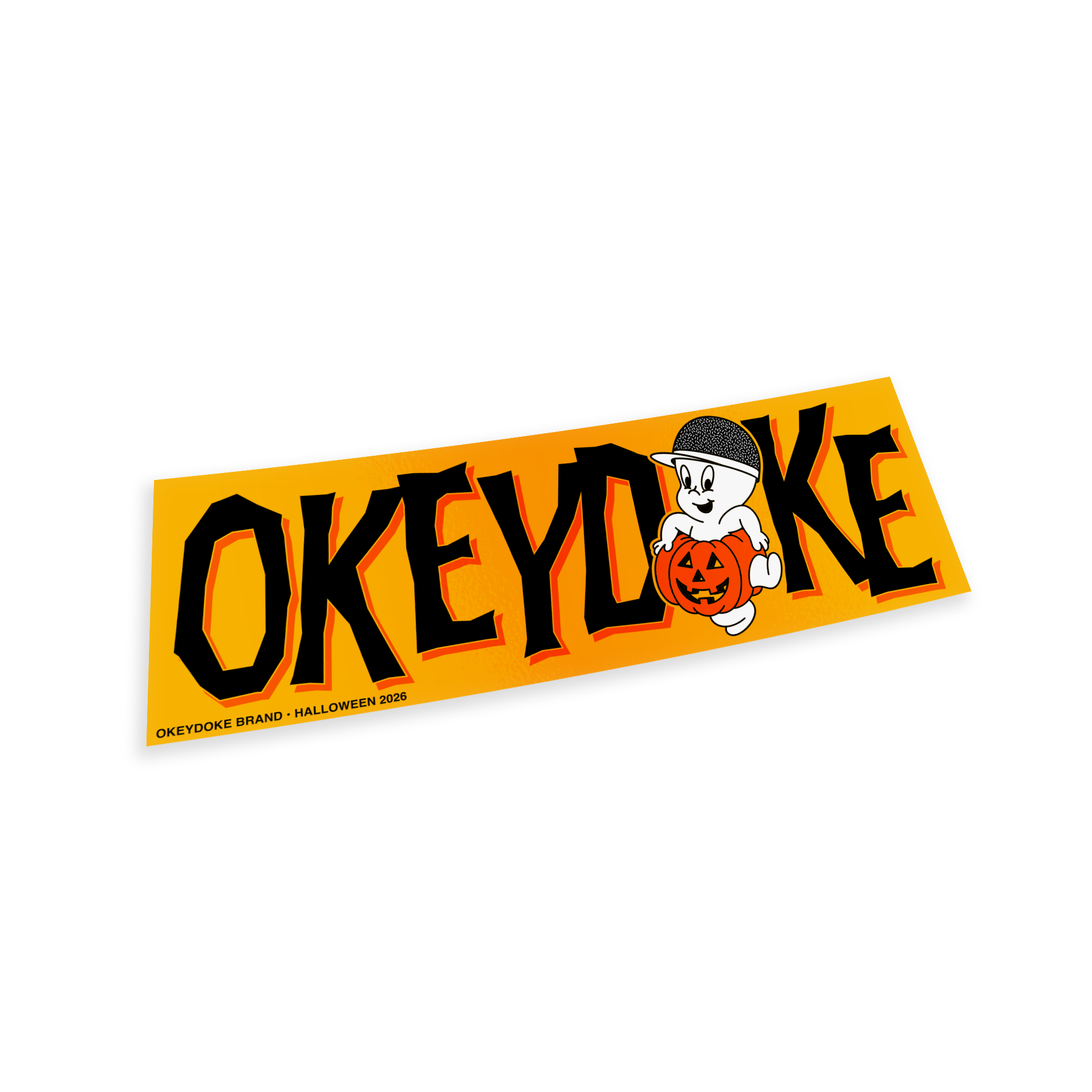 Friendly Ghost Sticker