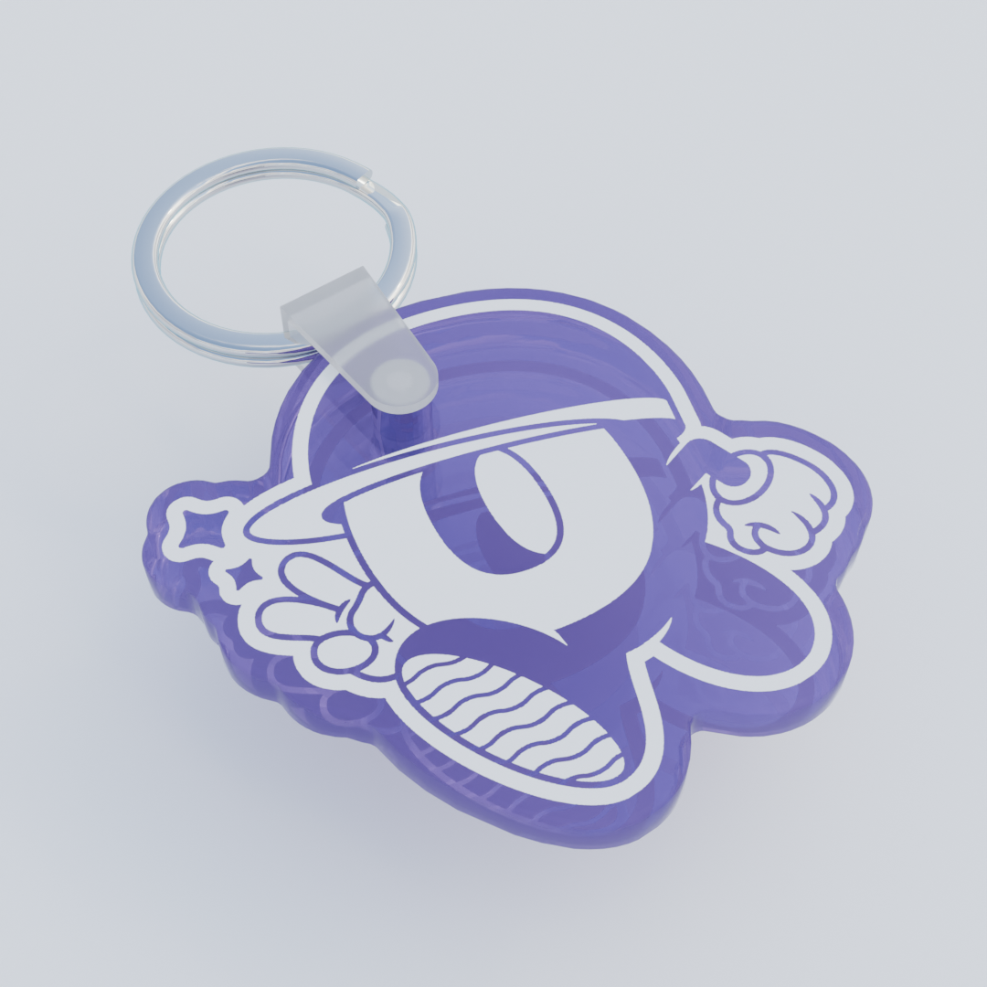 Gummi Mascot Key Tag