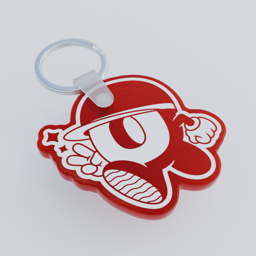 Gummi Mascot Key Tag