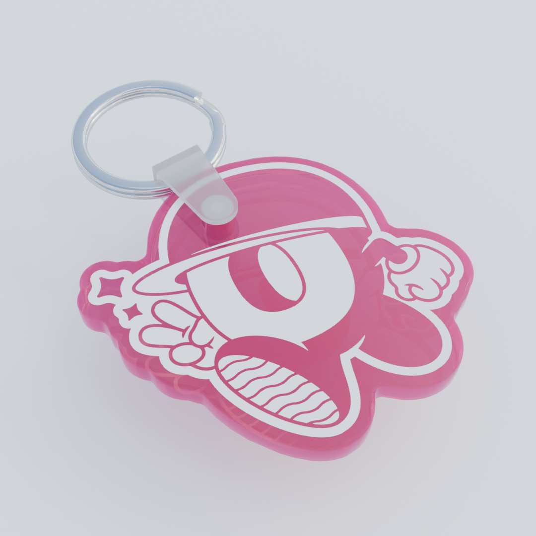 Gummi Mascot Key Tag