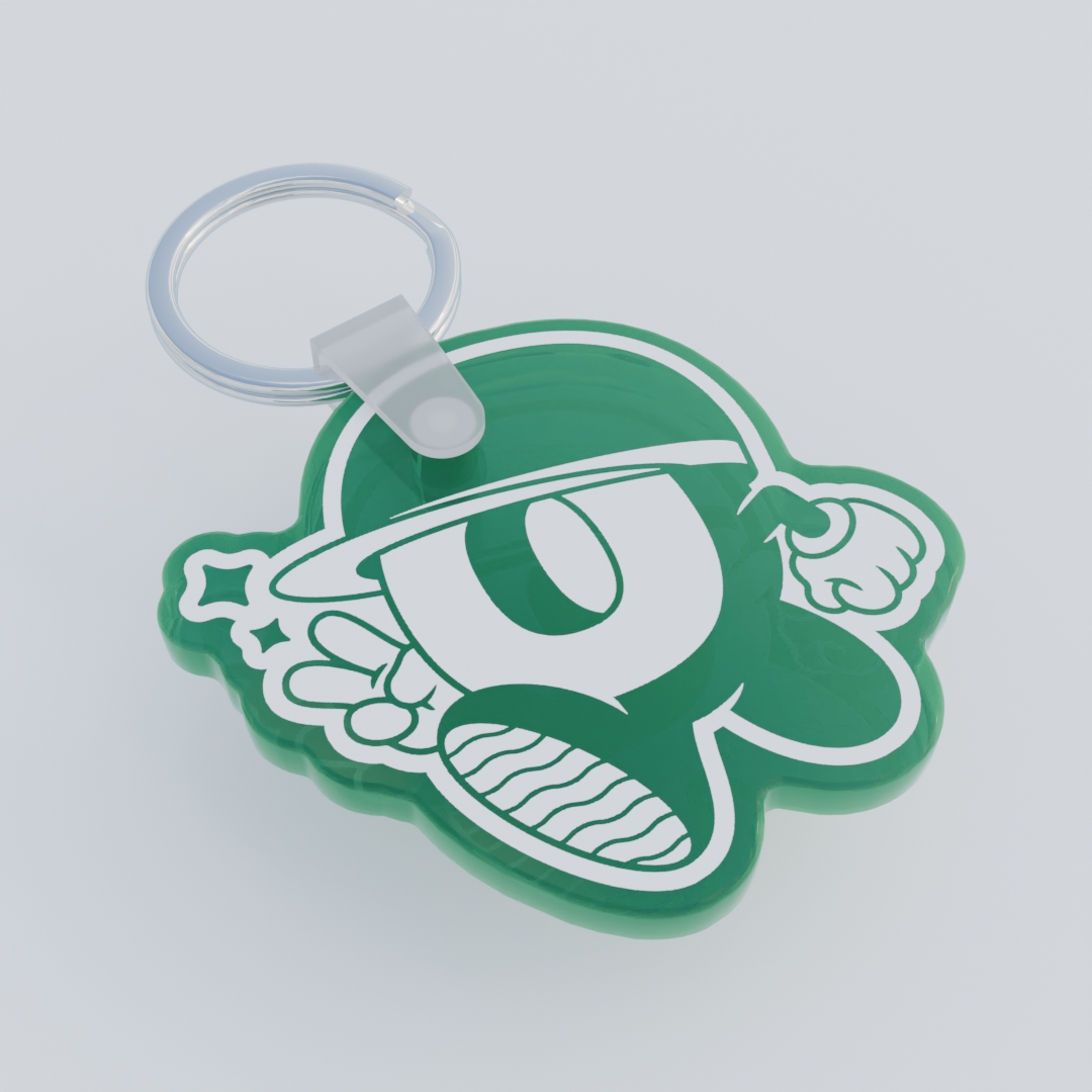 Gummi Mascot Key Tag