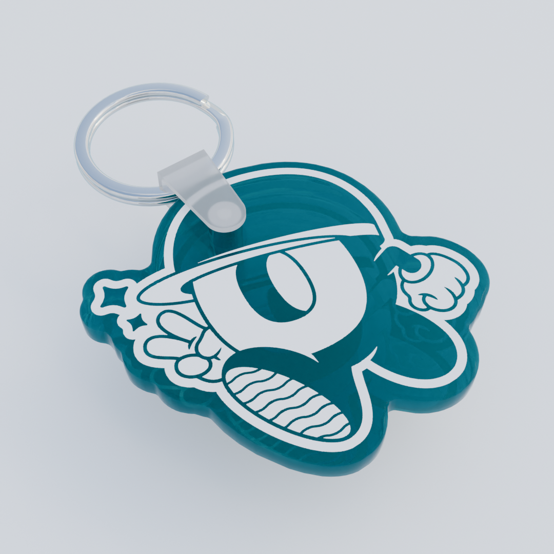 Gummi Mascot Key Tag
