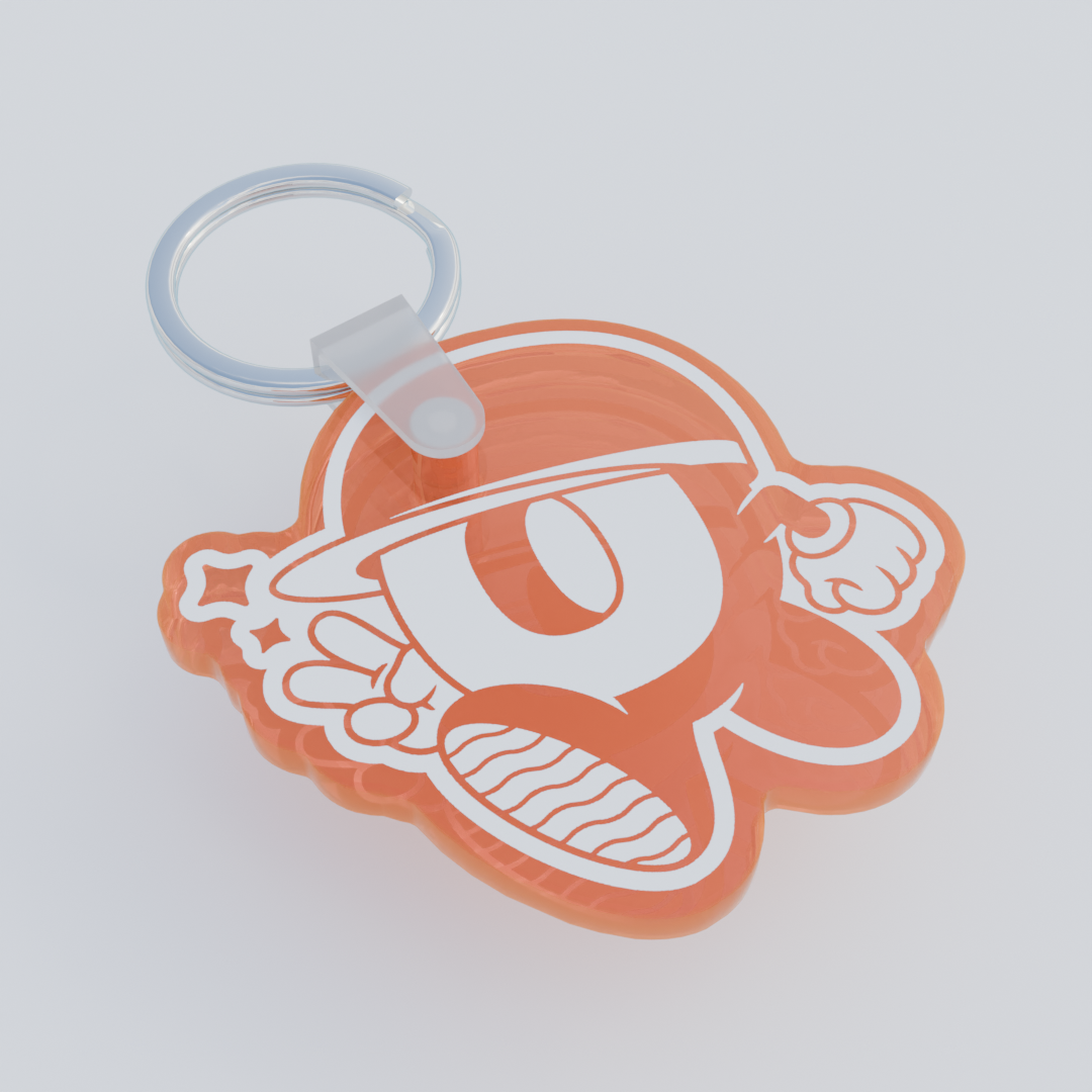 Gummi Mascot Key Tag