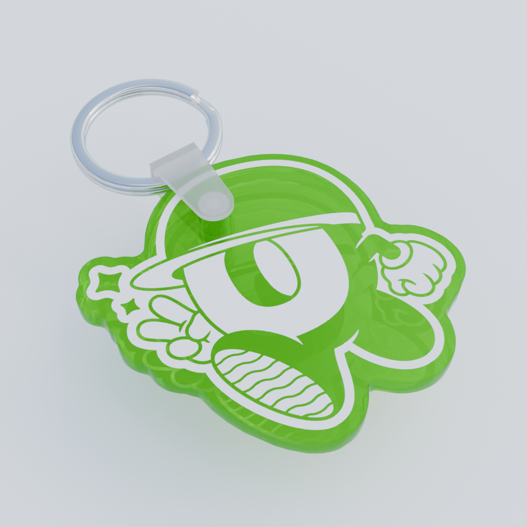 Gummi Mascot Key Tag