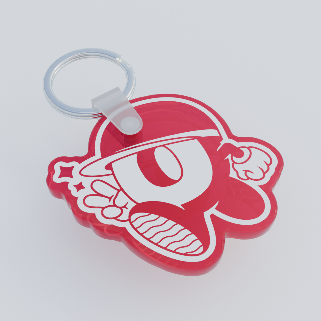 Gummi Mascot Key Tag