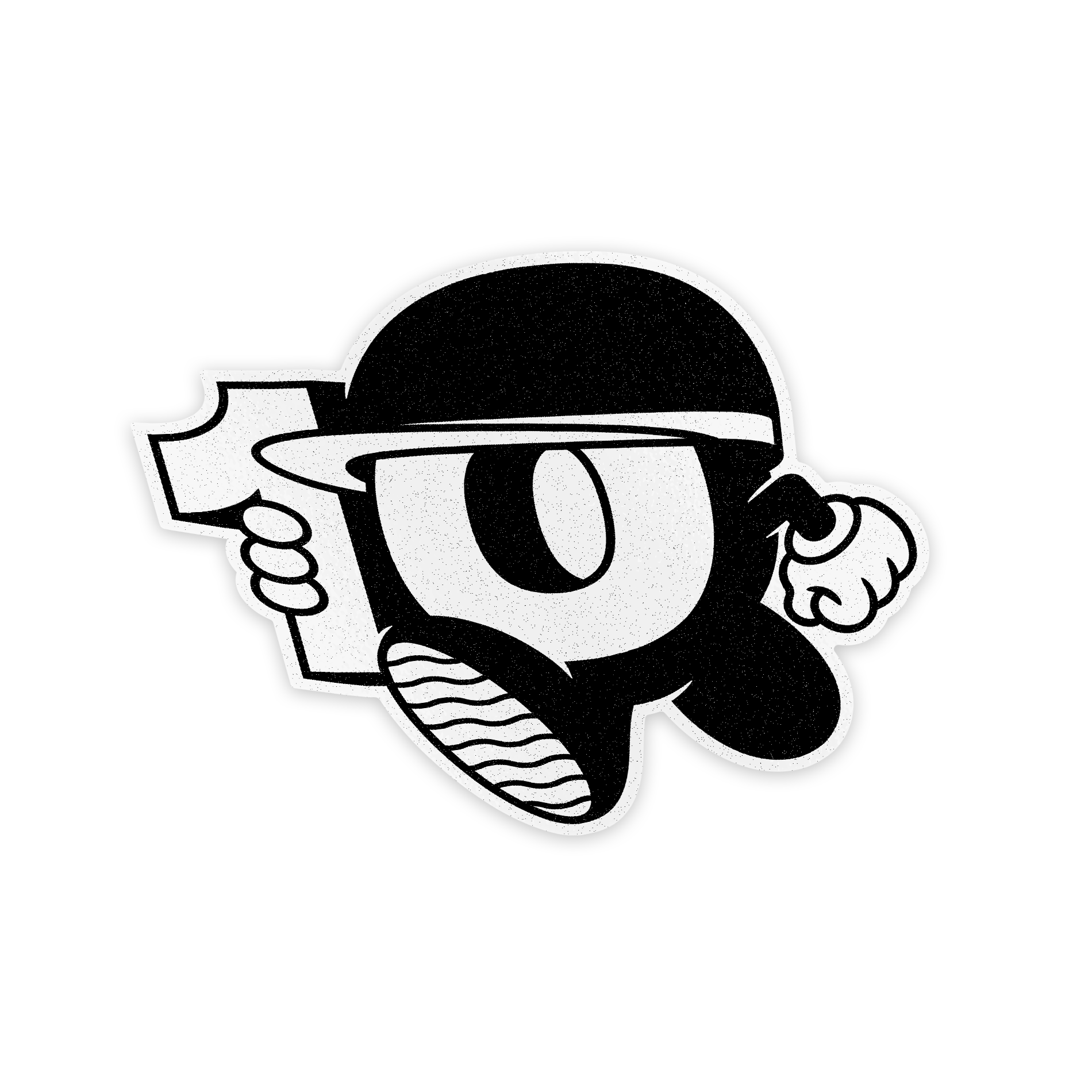 10Y Mascot Sticker